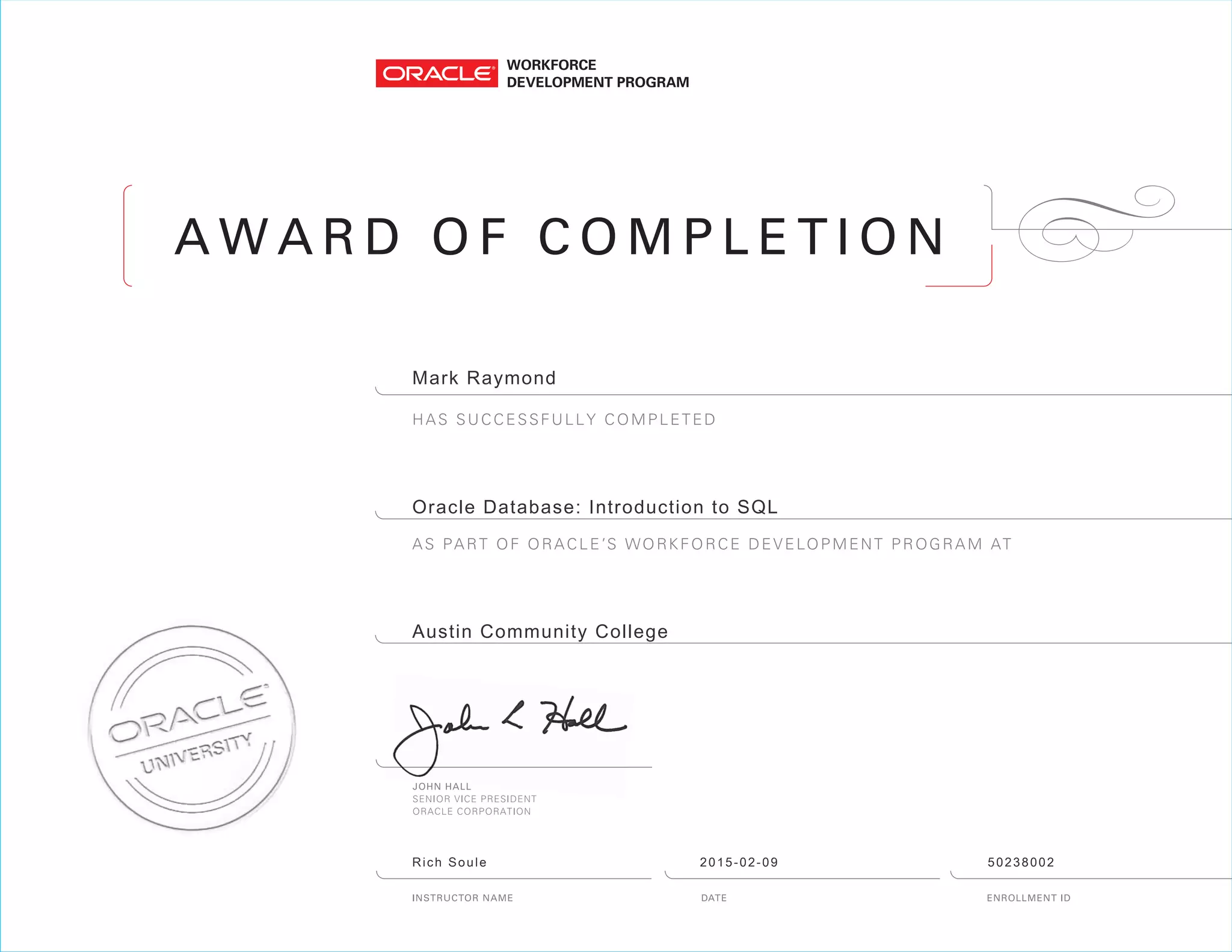 Oracle Cert | PDF