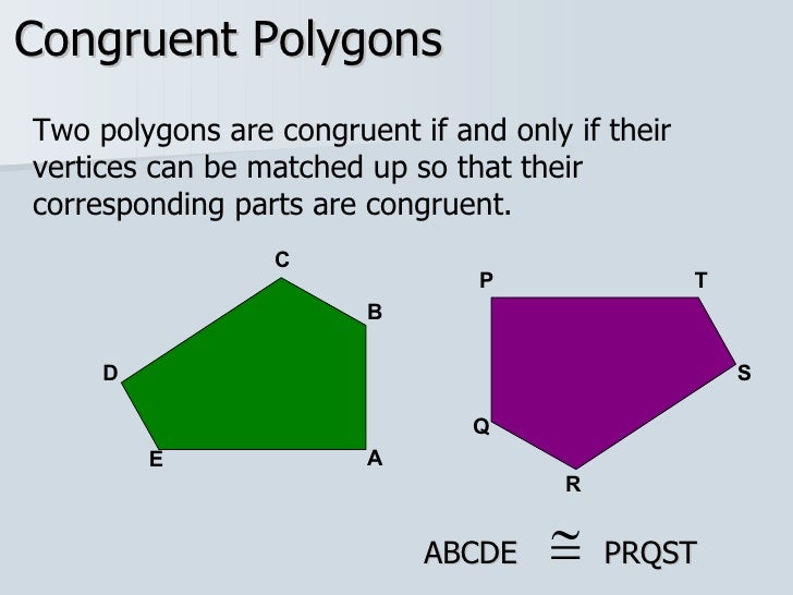 4-1 Corresponding Parts In A Congruence