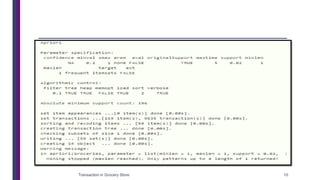 Transaction in Grocery Store 10
 
