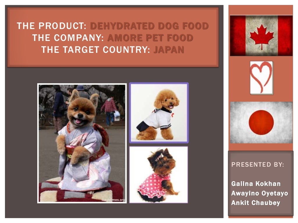 Marketing Plan Dog Food; Japan