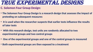 41_experimental_ research. CLASSIFICATION | PPTX