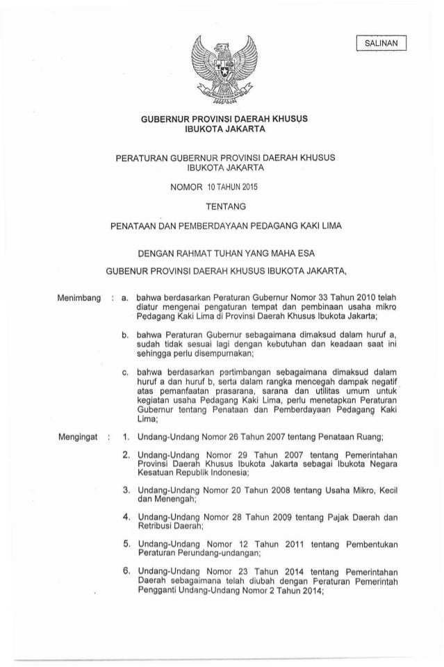 Pergub Dki 10 2015