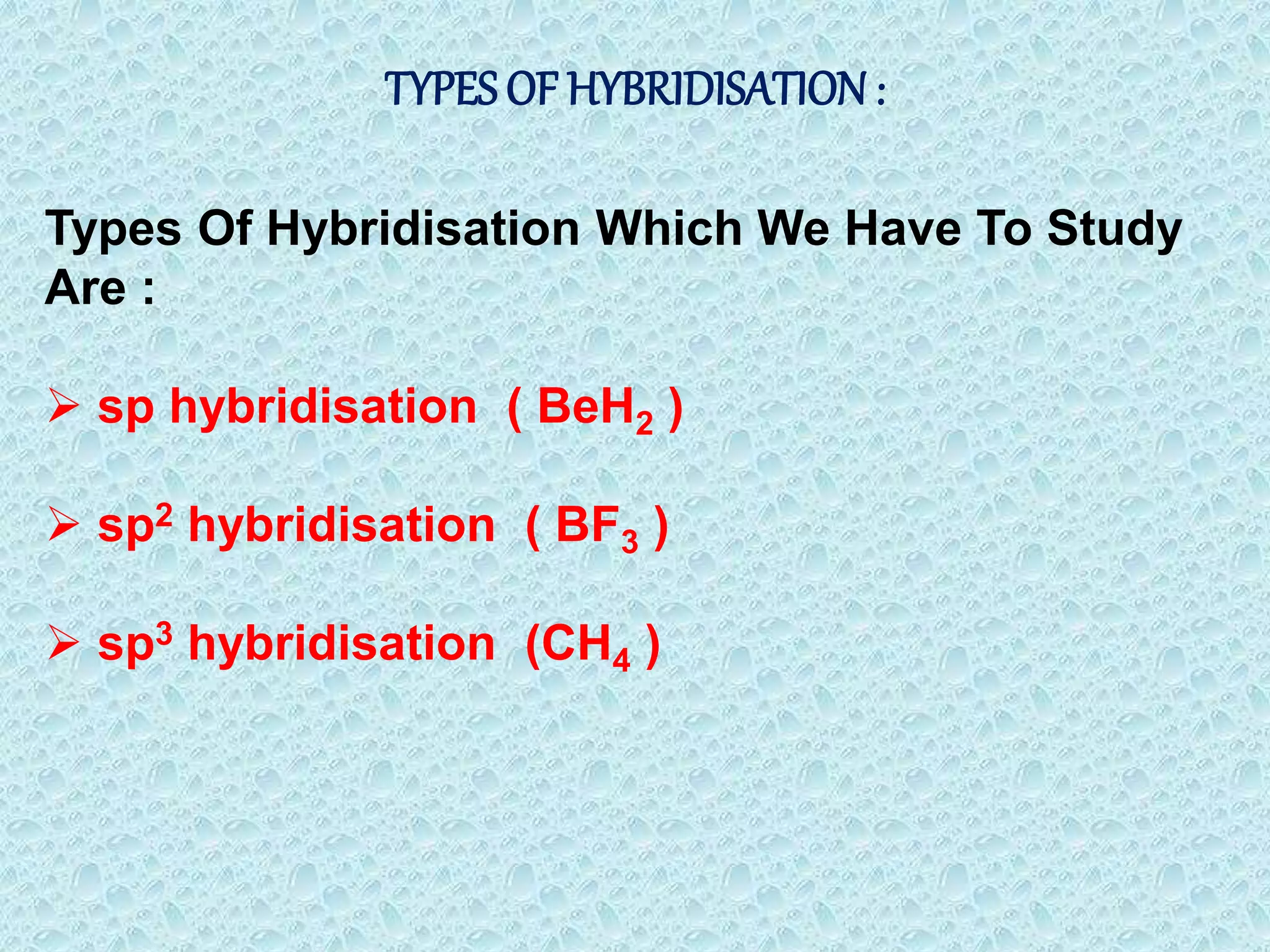 HYBRIDISATION : Derivation Of Wave Function For The Following Orbital ...