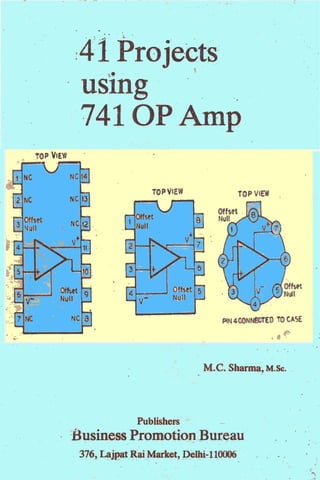 41 projects using ic 741 op amp