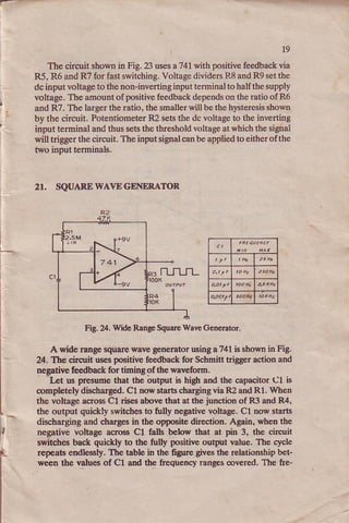 41 projects using ic 741 op amp | PDF