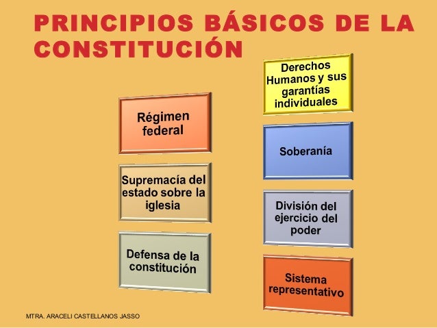 Cuales Son Los Principios Constitucionales De La Constitucion Mexicana