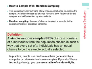4_1 Sampling and Surveys.pptgggjjl;l';gj | PPT