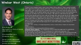 http://unschedulecannabis.blogspot.ca
"I see it on a regular basis, even in my home riding, where I have a good example
wi...
