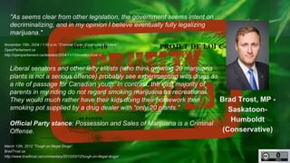 http://unschedulecannabis.blogspot.ca
Jonathan Tremblay, MP
New Democratic Party of Canada
(418) 660-6776
(seulement la co...
