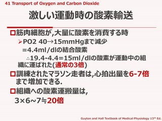 41 transport of o2 and co2 in blood and tissue fluids | PPTX