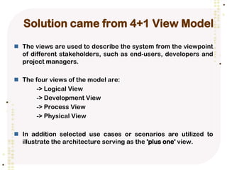 4+1 view model | PPTX