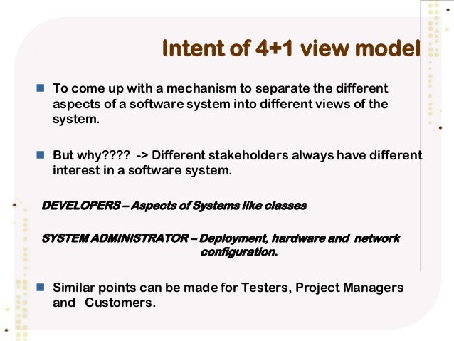 4 1 View Model : 4+1 architectural view model – FPYFD