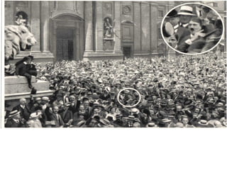 «Οι περισσότεροι από τους άνδρες που
υπηρέτησαν στον Α΄ Παγκόσμιο Πόλεμο – στη
συντριπτική τους πλειοψηφία ως κληρωτοί –
μίσησαν ενσυνείδητα τον πόλεμο. Ωστόσο, εκείνοι
οι στρατιώτες που δοκίμασαν την εμπειρία αυτού
του πολέμου χωρίς να στραφούν εναντίον του,
μερικές φορές άντλησαν απ’ αυτή την κοινή
εμπειρία, ζώντας με το θάνατο και το θάρρος, μια
αίσθηση μη επικοινωνήσιμης και άγριας
ανωτερότητας απέναντι μάλιστα στις γυναίκες
και σ’ εκείνους που δεν είχαν πολεμήσει,
αποτελώντας και τους πρώτους οπαδούς της
μεταπολεμικής άκρας Δεξιάς. Ο Αδόλφος
Χίτλερ ήταν ένας μόνο απ’ όλους αυτούς τους
στρατιώτες που η εμπειρία της πρώτης γραμμής
του μετώπου διαμόρφωσε καθοριστικά τη ζωή
τους».
Eric Hobsbawm, Η εποχή των άκρων, σ.σ. 43.
▲ Ο Χίτλερ δεκανέας
στον α΄ παγκόσμιο
πόλεμο.
▲ Μίσησαν όλοι οι στρατιώτες τον πόλεμο; Ποια
εμπειρία διαμόρφωσε καθοριστικά τη ζωή τους;
 