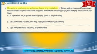 Σελ. 
36ΤσατσούρηςΧρήστος, Φιλόλογος Γυμνασίου Μαγούλας  