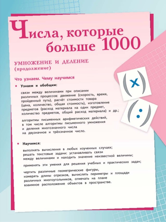 математика 4 класс решебник онлайн автор моро