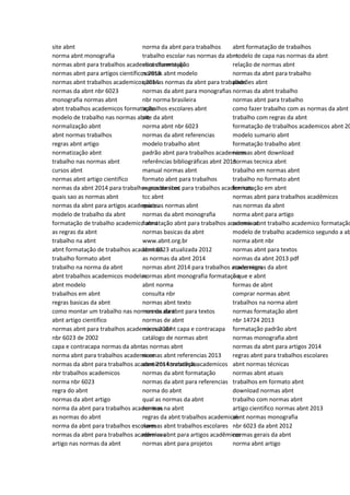 site abnt
norma abnt monografia
normas abnt para trabalhos academicos formatação
normas abnt para artigos científicos 2013
normas abnt trabalhos academicos 2014
normas da abnt nbr 6023
monografia normas abnt
abnt trabalhos academicos formatação
modelo de trabalho nas normas abnt
normalização abnt
abnt normas trabalhos
regras abnt artigo
normatização abnt
trabalho nas normas abnt
cursos abnt
normas abnt artigo cientifico
normas da abnt 2014 para trabalhos academicos
quais sao as normas abnt
normas da abnt para artigos academicos
modelo de trabalho da abnt
formatação de trabalho academico abnt
as regras da abnt
trabalho na abnt
abnt formatação de trabalhos academicos
trabalho formato abnt
trabalho na norma da abnt
abnt trabalhos academicos modelos
abnt modelo
trabalhos em abnt
regras basicas da abnt
como montar um trabalho nas normas da abnt
abnt artigo cientifico
normas abnt para trabalhos academicos 2014
nbr 6023 de 2002
capa e contracapa normas da abnt
norma abnt para trabalhos academicos
normas da abnt para trabalhos academicos formatação
nbr trabalhos academicos
norma nbr 6023
regra do abnt
normas da abnt artigo
norma da abnt para trabalhos academicos
as normas do abnt
norma da abnt para trabalhos escolares
normas da abnt para trabalhos acadêmicos
artigo nas normas da abnt
norma da abnt para trabalhos
trabalho escolar nas normas da abnt
abnt dissertação
normas abnt modelo
quais as normas da abnt para trabalhos
normas da abnt para monografias
nbr norma brasileira
trabalhos escolares abnt
site da abnt
norma abnt nbr 6023
normas da abnt referencias
modelo trabalho abnt
padrão abnt para trabalhos academicos
referências bibliográficas abnt 2013
manual normas abnt
formato abnt para trabalhos
regras da abnt para trabalhos academicos
tcc abnt
quais as normas abnt
normas da abnt monografia
formatação abnt para trabalhos academicos
normas basicas da abnt
www.abnt.org.br
abnt 6023 atualizada 2012
as normas da abnt 2014
normas abnt 2014 para trabalhos academicos
normas abnt monografia formatação
abnt norma
consulta nbr
normas abnt texto
normas da abnt para textos
normas de abnt
normas abnt capa e contracapa
catálogo de normas abnt
as normas abnt
normas abnt referencias 2013
abnt 2014 trabalhos academicos
normas da abnt formatação
normas da abnt para referencias
norma do abnt
qual as normas da abnt
normas na abnt
regras da abnt trabalhos academicos
normas abnt trabalhos escolares
normas abnt para artigos acadêmicos
normas abnt para projetos
abnt formatação de trabalhos
modelo de capa nas normas da abnt
relação de normas abnt
normas da abnt para trabalho
padrões abnt
normas da abnt trabalho
normas abnt para trabalho
como fazer trabalho com as normas da abnt
trabalho com regras da abnt
formatação de trabalhos academicos abnt 20
modelo sumario abnt
formatação trabalho abnt
normas abnt download
normas tecnica abnt
trabalho em normas abnt
trabalho no formato abnt
formatação em abnt
normas abnt para trabalhos acadêmicos
nas normas da abnt
norma abnt para artigo
normas abnt trabalho academico formatação
modelo de trabalho academico segundo a ab
norma abnt nbr
normas abnt para textos
normas da abnt 2013 pdf
novas regras da abnt
o que e abnt
formas de abnt
comprar normas abnt
trabalhos na norma abnt
normas formatação abnt
nbr 14724 2013
formatação padrão abnt
normas monografia abnt
normas da abnt para artigos 2014
regras abnt para trabalhos escolares
abnt normas técnicas
normas abnt atuais
trabalhos em formato abnt
download normas abnt
trabalho com normas abnt
artigo cientifico normas abnt 2013
abnt normas monografia
nbr 6023 da abnt 2012
normas gerais da abnt
norma abnt artigo
 
