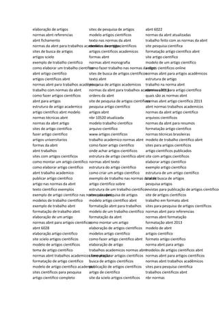 elaboração de artigos
normas abnt referencias
abnt fichamento
normas da abnt para trabalhos academicos exemplos
sites de busca de artigos
artigos scielo
exemplo de trabalho cientifico
como elaborar um trabalho cientifico
abnt artigo cientifico
artigos cientificos abnt
normas abnt para trabalhos acadêmicos
trabalho com normas da abnt
como fazer artigos cientificos
abnt para artigos
estrutura de artigo academico
artigo cientifico abnt modelo
normas técnicas abnt
normas da abnt artigo
sites de artigo cientifico
fazer artigo cientifico
artigos universitarios
formas da abnt
abnt trabalhos
sites com artigos cientificos
como montar um artigo científico
como elaborar artigo cientifico
abnt trabalho academico
publicar artigo cientifico
artigo nas normas da abnt
texto cientifico exemplos
exemplo de artigo cientifico nas normas da abnt
modelos de trabalho cientifico
exemplo de trabalho abnt
formatação de trabalho abnt
elaboração de um artigo
normas abnt para artigos cientificos
abnt 6028
elaboração artigo cientifico
site scielo artigos cientificos
modelo de artigos científicos
tema de artigo cientifico
normas abnt trabalhos academicos formatação
formatação de artigo cientifico
modelo de artigo cientifico academico
sites científicos para pesquisa
artigo cientifico completo
sites de pesquisa de artigos
modelo artigos cientificos
texto nas normas da abnt
modelos de artigo cientificos
artigos cientificos academicos
formas abnt
normas abnt monografia
como fazer trabalho nas normas da abnt
sites de busca de artigos científicos
texto abnt
pesquisa de artigos academicos
normas da abnt para trabalhos academicos 2013
ordens da abnt
site de pesquisa de artigos cientificos
pesquisa artigo cientifico
artigos abnt
nbr 10520 atualizada
modelo trabalho cientifico
arquivo cientifico
www artigos cientificos
trabalho academico normas abnt
como fazer artigo científico
onde achar artigos cientificos
estrutura de artigo científico abnt
normas abnt texto
estrutura do artigo científico
como criar um artigo cientifico
exemplo de trabalho nas normas da abnt
artigo cientifico sobre
estrutura de um trabalho cientifico
sites para pesquisa de artigos
modelo artigo científico abnt
formatação abnt para trabalhos
modelo de um trabalho cientifico
formatação da abnt
como montar um artigo
elaboração de artigos científicos
modelos artigo cientifico
como fazer artigo cientifico abnt
elaboração de artigo
trabalhos academicos normas abnt
como procurar artigos cientificos
busca de artigos cientificos
publicação de artigos científicos
artigo de cientifico
site da scielo artigos cientificos
abnt 6022
normas da abnt atualizadas
trabalho feito com as normas da abnt
site pesquisa cientifica
formatação artigo científico abnt
site artigo cientifico
modelo de um artigo científico
artigos cientificos online
normas abnt para artigos acadêmicos
estrutura de artigo
trabalho na norma abnt
normas abnt para artigo científico
quais são as normas abnt
normas abnt artigo científico 2013
abnt normas trabalhos academicos
normas da abnt artigo cientifico
arquivos cientificos
normas da abnt para resumos
formatação artigo cientifico
normas técnicas brasileiras
modelo de trabalho cientifico abnt
sites para artigos cientificos
artigo cientificos publicados
site com artigos cientificos
elaborar artigo cientifico
exemplo artigo científico
estrutura de um artigo científico
site de busca de artigos
pesquisa artigos
revistas para publicação de artigos cientificos
site de artigos científicos
trabalho em formato abnt
sites para pesquisa de artigos científicos
normas abnt para referencias
normas abnt formatação
formatação abnt 2013
modelo de abnt
artigos científico
formato artigo científico
norma abnt para artigo
modelos de artigos cientificos abnt
normas abnt para artigos científicos
normas abnt trabalhos acadêmicos
sites para pesquisa cientifica
trabalhos cientificos abnt
nbr normas
 