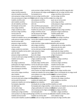 norma tecnica abnt
artigo cientifico pequeno
sites de trabalhos cientificos
como pesquisar artigos cientificos
sites para pesquisar artigos cientificos
trabalho científico abnt
abnt trabalho cientifico
site de trabalhos cientificos
formatação normas abnt
tema artigo cientifico
artigos academicos abnt
estrutura artigo científico
normas abnt nbr
sumário normas abnt
modelo de trabalho com as normas da abnt
onde procurar artigos científicos
lista de normas abnt
pesquisar artigo cientifico
tudo sobre artigo cientifico
normas a abnt
artigos academicos exemplos
modelo de trabalho normas abnt
abnt nbr 6022
pesquisa artigos academicos
normas da abnt para artigo científico
trabalho norma abnt
abnt texto
site artigos academicos
publicações de artigos cientificos
abnt trabalhos escolares
sites de pesquisa científica
forma da abnt
como achar artigos cientificos
abnt trabalho
normas atuais da abnt
normas da abnt para artigos científicos 2013
normas abnt fichamento
modelo de trabalho com normas da abnt
formatação artigo abnt
nbr 6023 abnt
norma abnt artigo
abnt artigos científicos
modelo para artigo cientifico
como produzir um artigo científico
trabalho normas da abnt
normas abnt trabalhos academicos 2013
como escrever artigos cientificos
site de pesquisa de artigos acadêmicos
formatação de tcc
estrutura artigo cientifico abnt
elaboração de artigo científico abnt
sites pesquisa cientifica
sites de busca cientifica
abnt site
sites cientificos para pesquisa
site de busca de artigos cientificos
trabalho de acordo com as normas da abnt
artigos cientificos atuais
site de pesquisa de artigos
trabalhos normas abnt
formatação de artigo cientifico abnt 2013
norma abnt trabalhos academicos
modelo da abnt
onde encontrar artigos academicos
abnt artigos cientificos
norma abnt monografia
normas abnt para artigos academicos
onde pesquisar artigos
regra abnt 2013
busca de artigos
normas abnt para artigos científicos 2013
artigos acadêmicos scielo
artigo científicos
exemplo artigo cientifico abnt
normas da abnt para citações
pesquisa de artigo cientifico
monografia normas abnt
como montar um artigo cientifico abnt
modelo de trabalho nas normas abnt
como elaborar um artigo científico abnt
normalização abnt
buscar artigos cientificos
modelos de trabalho abnt
abnt normas trabalhos
introdução de um artigo cientifico
formatação abnt artigo cientifico
artigos publicados em revistas cientificas
sites de pesquisa de artigos academicos
normatização abnt
artigo cientifico nas normas da abnt
trabalho nas normas abnt
estrutura de um artigo academico
modelo artigo cientifico segundo abnt
estrutura de um artigo cientifico abnt
artigos cientificos internacionais
normas artigo científico
normas artigo abnt
quais sao as normas abnt
scielo artigo científico
onde pesquisar artigos academicos
abnt normas artigo
trabalho em abnt
norma abnt para artigo cientifico
pesquisar artigos academicos
trabalho padrão abnt
artigos cientificos sites
exemplos de artigos cientificos
norma abnt artigo científico
sites científicos
trabalho abnt exemplo
elaboração de um artigo cientifico
referencias de sites abnt
palavras chaves abnt
elaboração de artigo cientifico
normas da abnt trabalho academico
artigos de pesquisa
buscar artigos
academico artigos cientificos
trabalho na abnt
revista de artigos cientificos
trabalho formato abnt
como encontrar artigos cientificos
artigo ciêntífico
estrutura do artigo científico abnt
como fazer a introdução de um artigo cientifi
trabalho na norma da abnt
modelo artigo acadêmico
referencias de artigos cientificos
artigo academico cientifico
abnt modelo
trabalhos em abnt
como montar um trabalho nas normas da abn
como fazer sumario abnt
pesquisa artigos científicos
nbr 6022 - artigos científicos
modelo trabalho cientifico abnt
como elaborar artigo
exemplo de artigo científico abnt
 