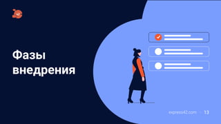 Фазы
внедрения
express42.com 13
 
