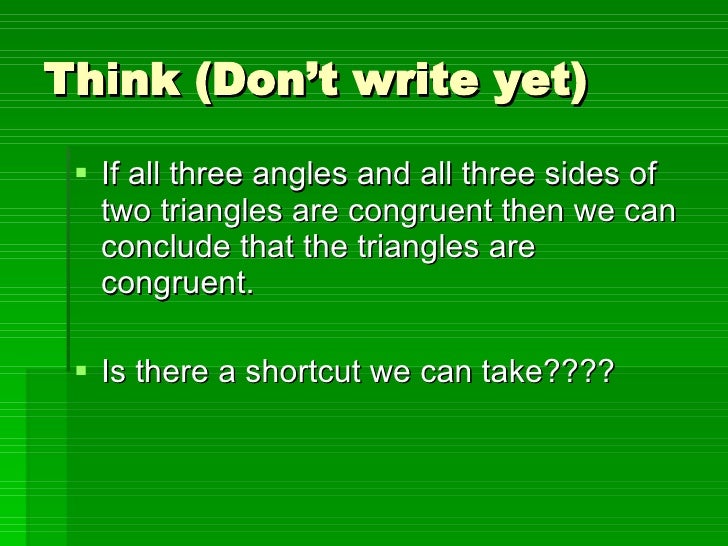 4 2 Some Ways To Prove Triangles Congruent Filled Out