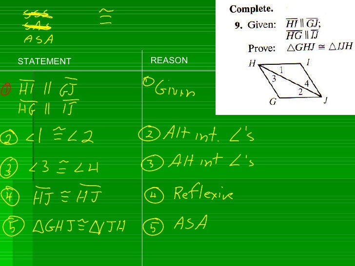 4 2 Some Ways To Prove Triangles Congruent Filled Out