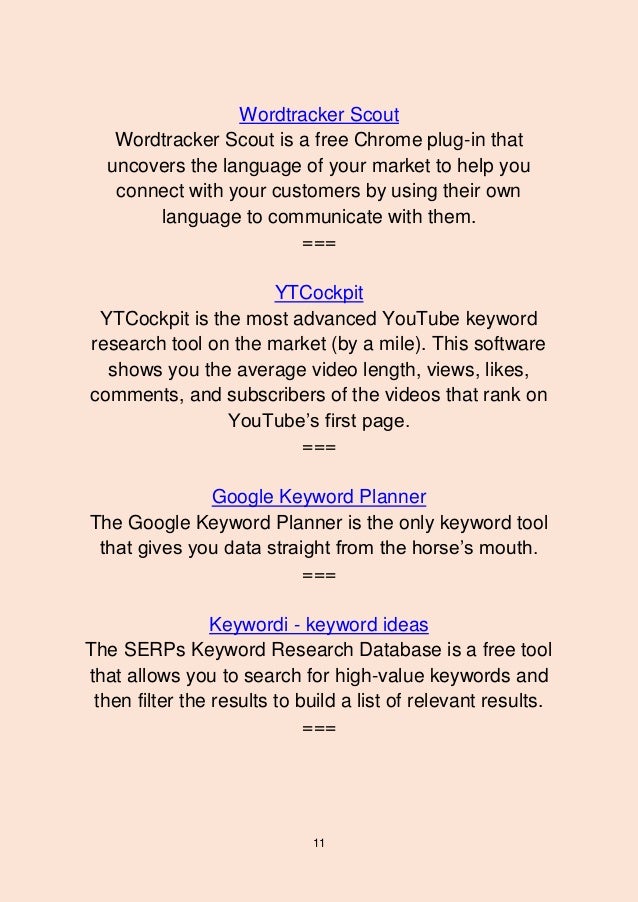 wordtracker scout