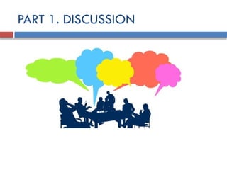 PART 1. DISCUSSION
 