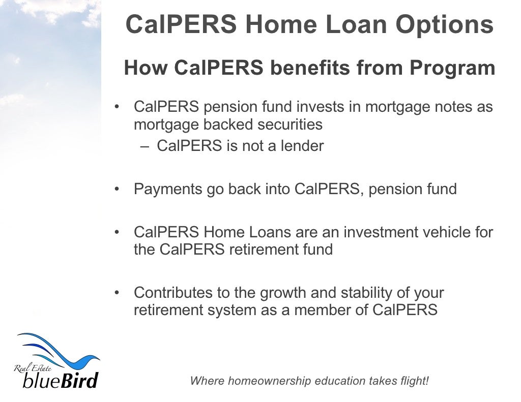 calpers home loan