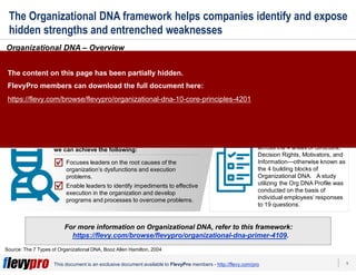 Organizational DNA: 10 Core Principles | PDF
