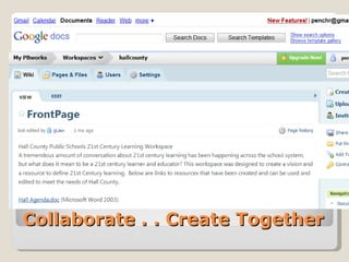 Collaborate . . Create Together 