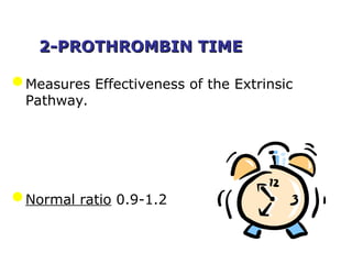 Prothrombin Normal Blood coagulation mechanism and hemostasis | PPT