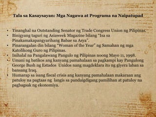 Mga Programa 420506006-Mga-Pangulo-Ng-Pilipinas-at-Ang-Kanilang-Mga-Programa-Copy.pptx