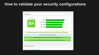 How to validate your security configurations
 