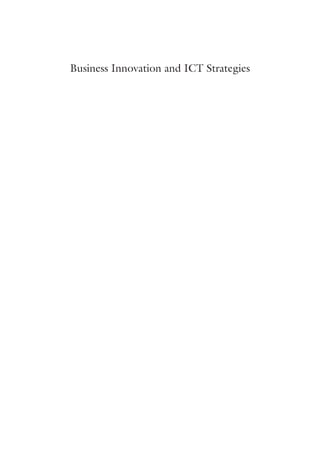 Business Innovation and ICT Strategies
 