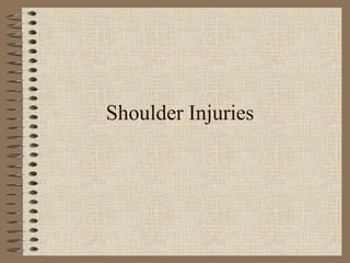 Shoulder Injuries
 