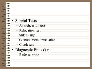 Shoulder injury | PPT