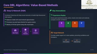 advanced trends in deep reinforcement learning | PPTX