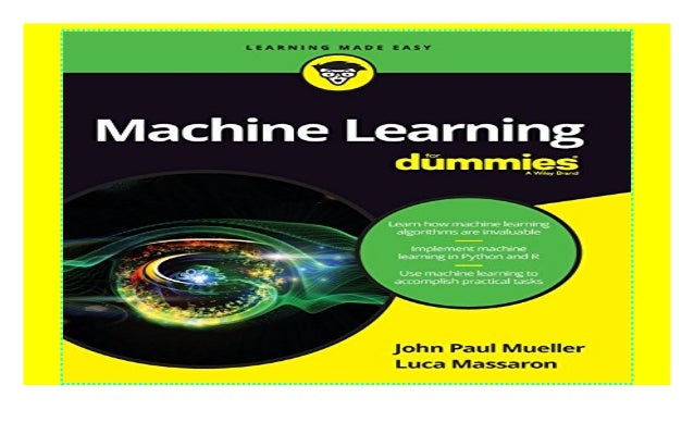 machine learning for dummies book