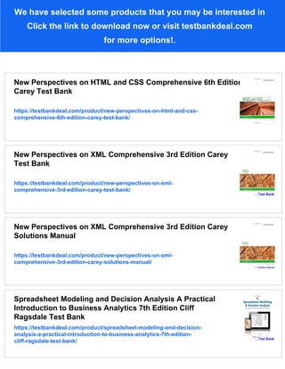New Perspectives on HTML CSS and XML Comprehensive 4th Edition Carey ...