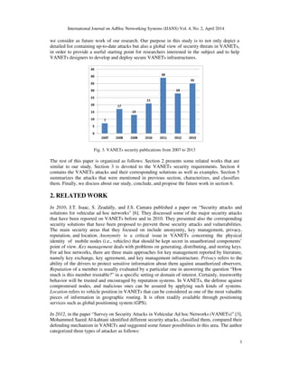 Security Attacks and Solutions in Vehicular Ad Hoc Networks: A Survey | PDF