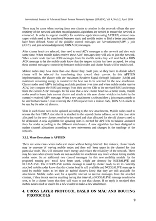 A CROSS LAYER PROTOCOL BASED ON MAC AND ROUTING PROTOCOLS FOR ...