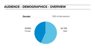 AUDIENCE - DEMOGRAPHICS - OVERVIEW
 