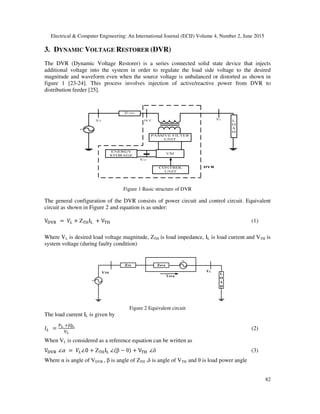 STATE OF THE ART: DYNAMIC VOLTAGE RESTORER FOR POWER QUALITY ...