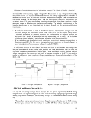 STATE OF THE ART: DYNAMIC VOLTAGE RESTORER FOR POWER QUALITY ...