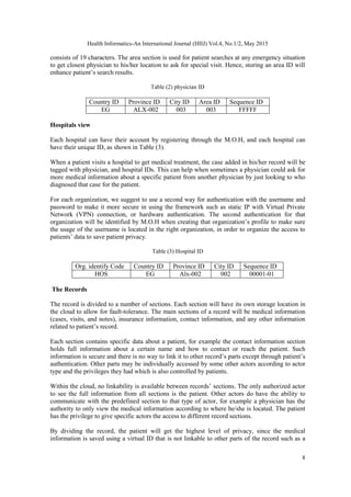 A NOVEL FRAMEWORK FOR ELECTRONIC GLOBAL HEALTH RECORD ACCESS | PDF