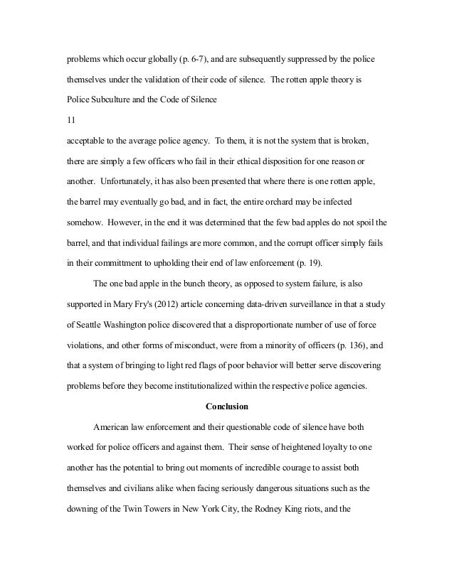 Law Enforcement Ethics Police Subculture And The Code Of Silence Ande Law Enforcement Ethics Police Subculture And The Code Of Silence Ande