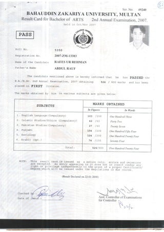 bachelor degree | PDF
