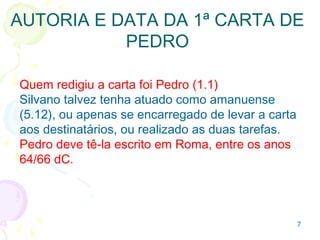 7
Há crendices sobre PedroHá crendices sobre Pedro
Conta-se que pediu para ser crucificado de cabeça para
baixo, por se julgar indigno de morrer na mesma
posição de Jesus.
Tem as chaves do céu. Mt 16.19
Quando chove muito é porque está lavando o céu.
Que para entrar no céu precisamos da sua autorização.
 