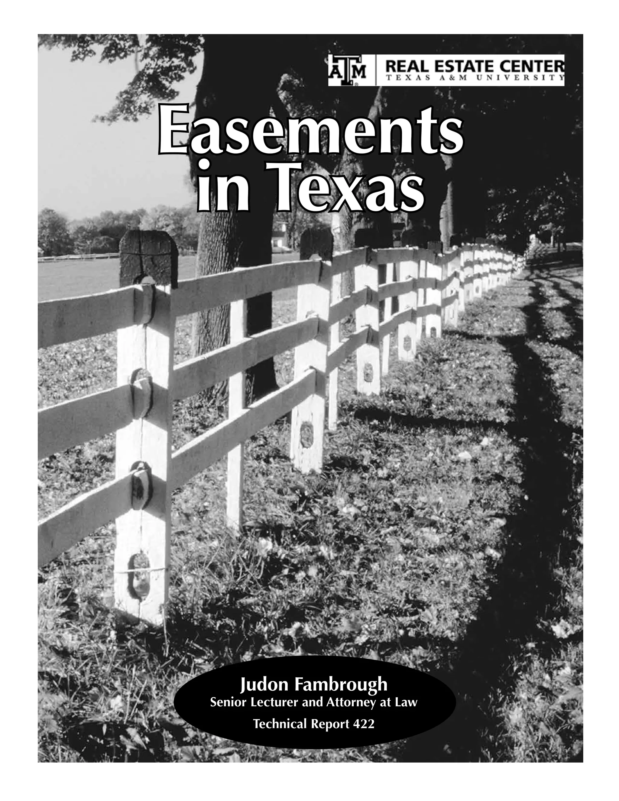 Easement in Texas. PDF
