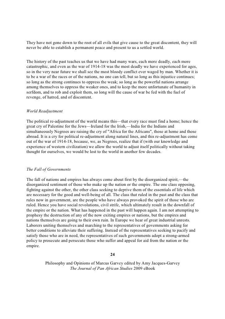 Marcus garvey thesis picture